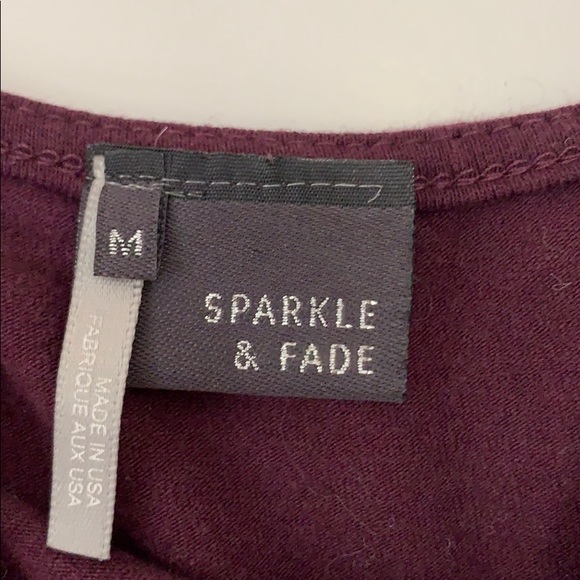 Purple beaded crop top - Picture 3 of 4